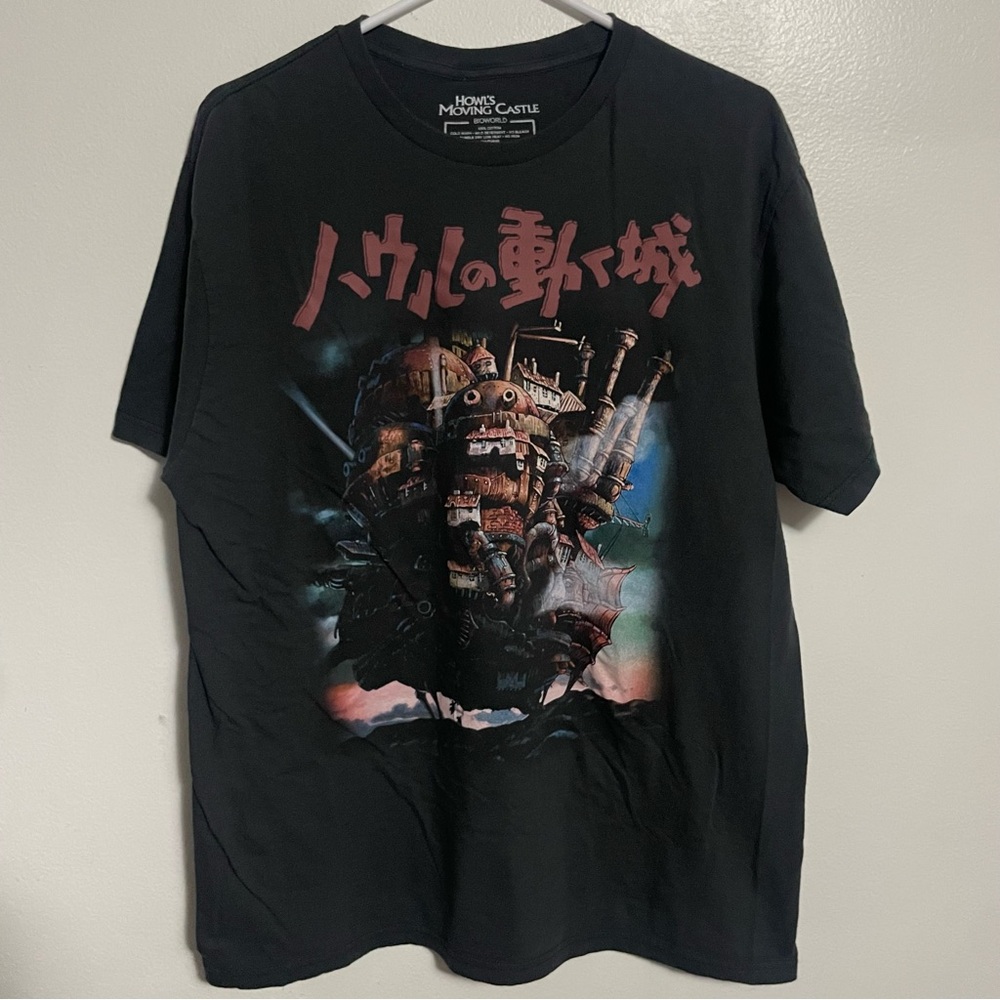 Studio Ghibli Howls Moving Castle Bioworld 2004 Promotional T-Shirt